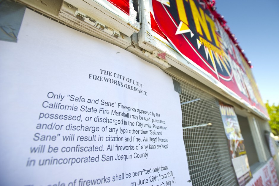 Fireworks are for sale in Lodi starting today