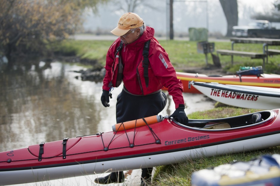 Braving the cold for a serene morning on the Mokelumne River