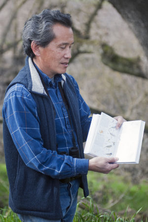 Local birders explore the Mokelumne River floodplain