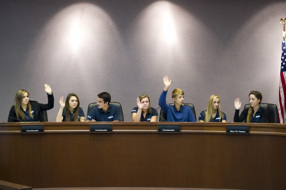 Local teens get a lesson in politics