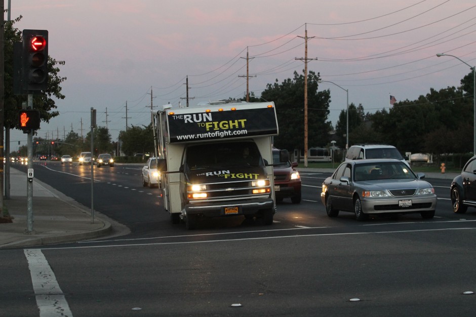 Ethan Bennett reaches Lodi in cross-country run