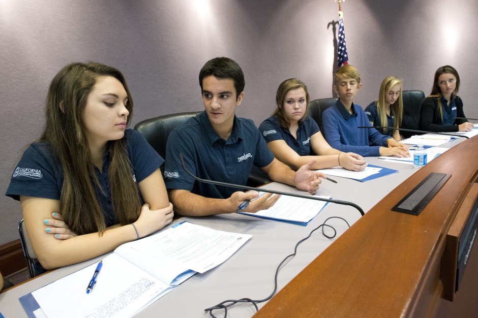 Local teens get a lesson in politics