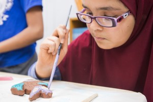 Heritage School students hope watershed mural will discourage local litterbugs 