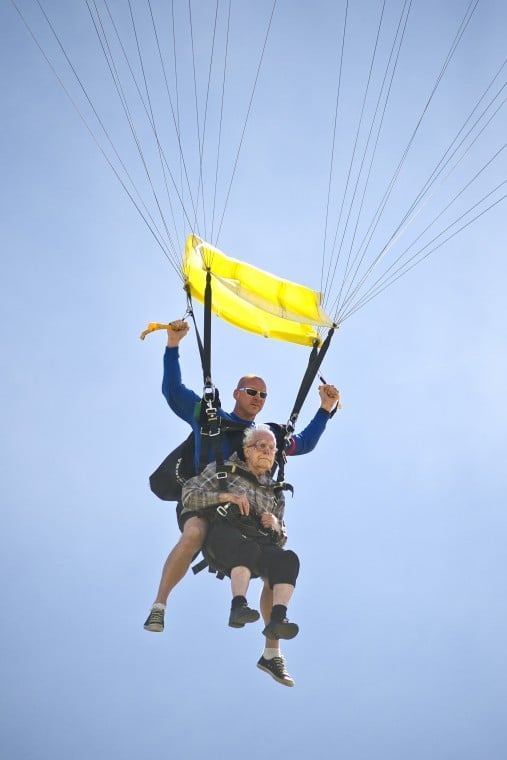Longtime friends, age 85 and 93, make soft landing at Lodi Airport