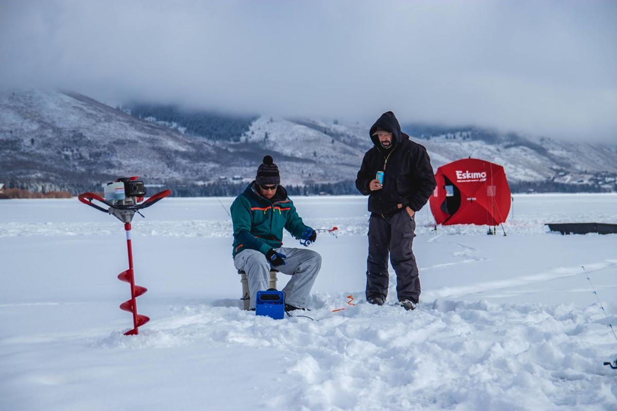 ice fishing