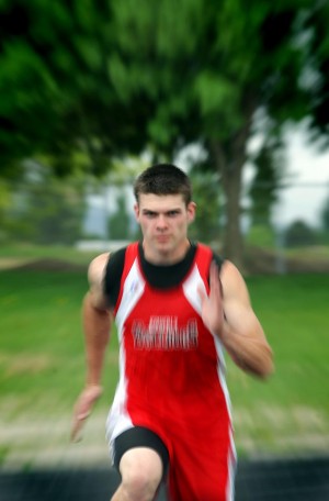 Male Track and Field Athlete of the Year: Alan Cazeau, Kimberly 