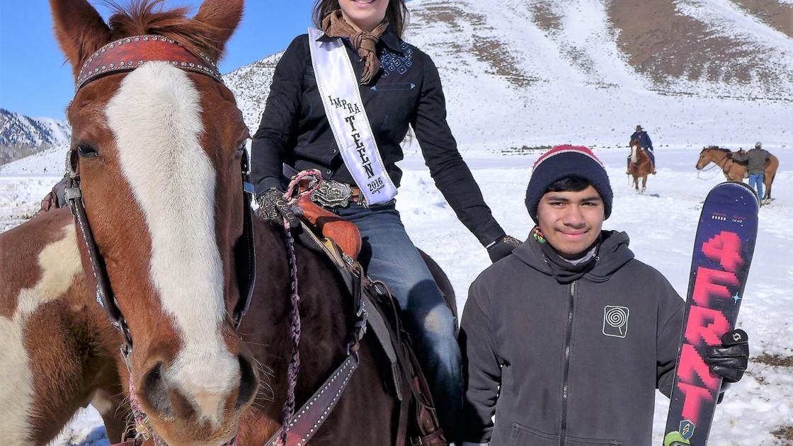 Buhl rodeo queen discovers skijoring thrills - Twin Falls Times-News