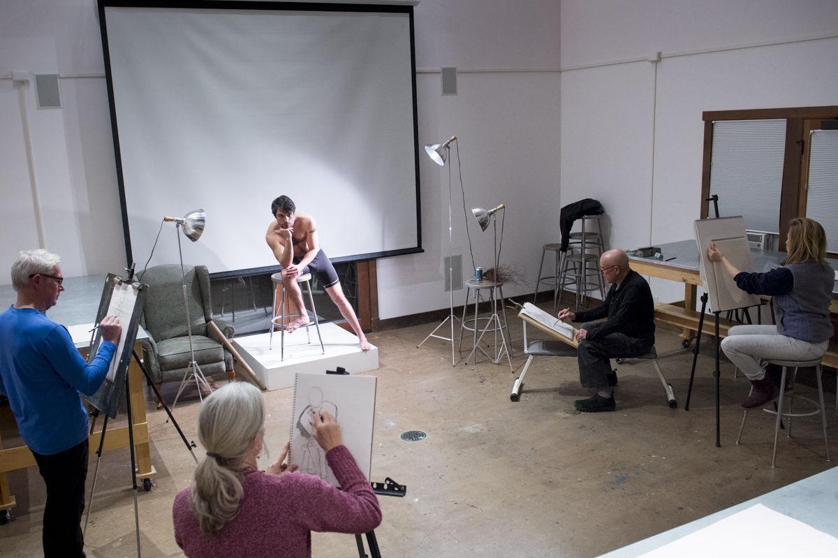 Life drawing session at Project Ability - Project Ability