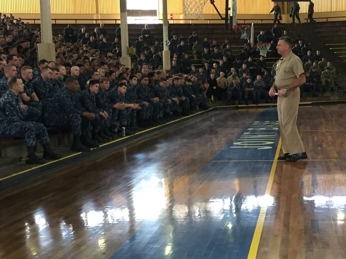 Chief of Naval Personnel, Fleet Master Chief highlight Sailor 2025 initiative at Naval Base San