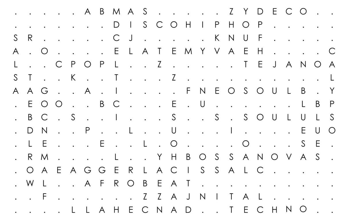 Word Search: Music Genres | Puzzle | militarynews.com