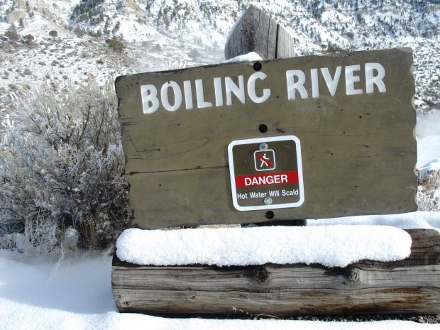 boiling river trail temporarily closed in yellowstone