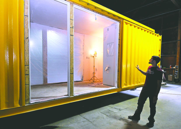  based Montainer creates homes from recycled metal shipping containers