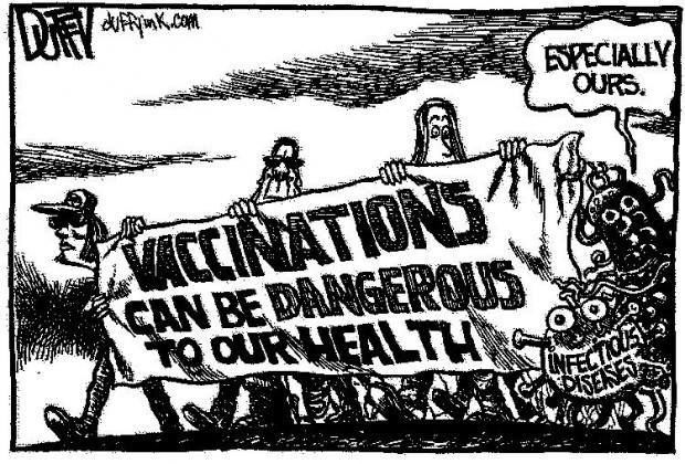 CARTOON: Vaccine refusal comes as a relief to communicable diseases