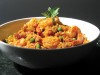 Paella with dose of saffron flavor