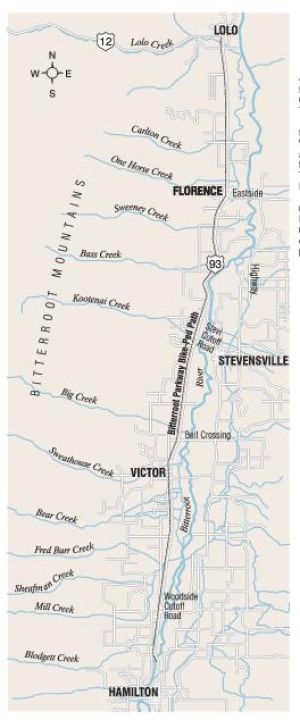 bitterroot bike trail map