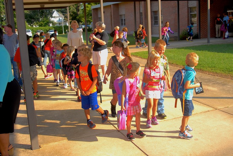 First Day of School at Preston Elementary Photos
