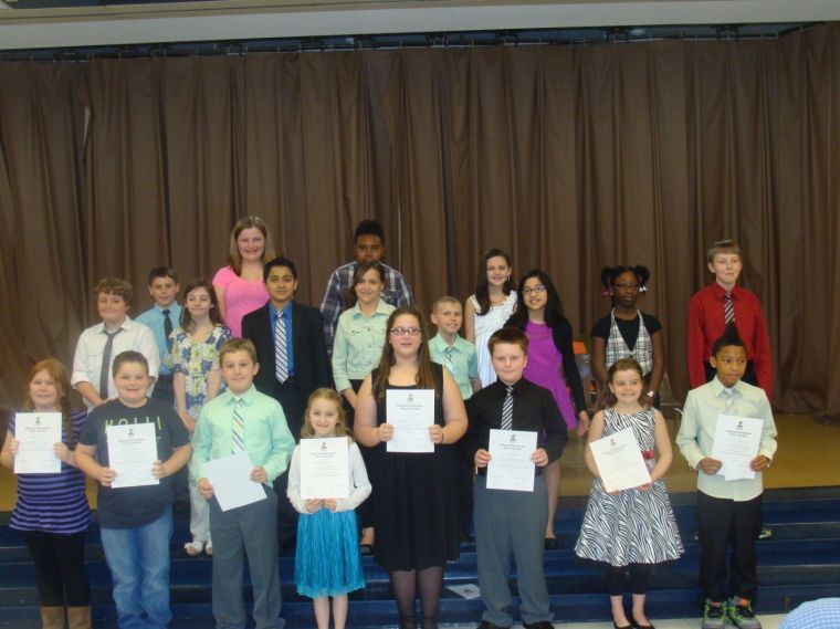 Eight Hurlock elementary students inducted into Honor Society