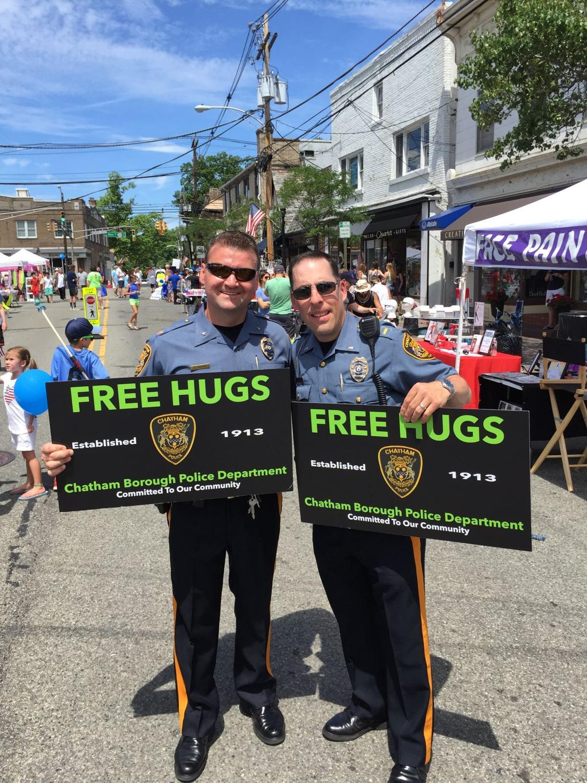 Spreading the love: NPD’s ‘Hug a Cop’ campaign replicated ...