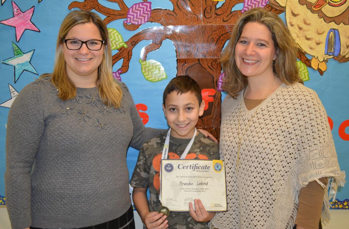 Elementary school students named winners of geography bees Randolph