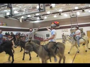 Donkey Basketball at Logan High