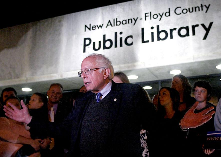 ELECTION 2016: Bernie Sanders delivers victory speech in New Albany; Trump wins easily - Evening News and Tribune