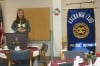 Heather Rudd address Portage Exchange Club
