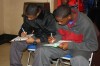 High school seniors cast their ballots in Gary