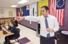 Gingrich answers Hobart teacher's question during GOP debate