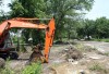Abandoned trailers removed from flood-ravaged Lake Station mobile home park