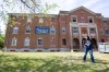 Workers raise the rafters on proposed cultural arts center in C.P.