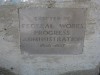 WPA marker at Michigan City's Washington Park