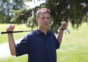 Illiana Christian golfer Jonathan Zandstra fine tunes his game