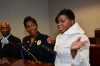 Gary mayor swears in first female fire chief