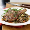 Walnut-Crusted Pork Chops with Vegetable Wild Rice 