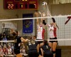 Griffith Panthers play Andrean 59ers in a regional championship volleyball match. 