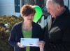 Homeowner burns the mortgage on her Habitat for Humanity house