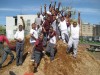 Students dig in to help