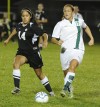 during the game Tuesday night at The Viking Arena where the Lady Vikings played host to the Lady Indians. September 27, 2011.