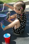 Crete kids go crazy with paint