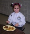 Pancake breakfast served at open house