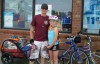 Biking with dad