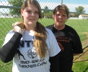 Westville's Jackson follows her mom into throwing events