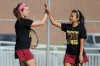 Chesterton No. 1 doubles players Rachel McCrum and Jessica Lee