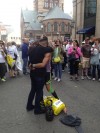 Hobart marathon man proposes to girlfriend