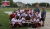 Portage's softball team celebrates their 2-1 Class 4A regional victory over Munster on Tuesday.