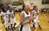 Bailey Farley celebrates Fort Wayne Canterbury's semistate win