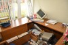 Crash damages office