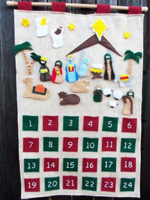 Make an advent calendar and a Christmas tradition
