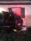 Vehicle strikes South Haven house