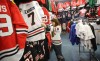 Sales of Blackhawks merchandise at Clark Street Sports